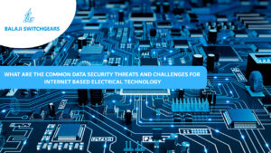 What are the common data security threats and challenges for internet-based electrical technology