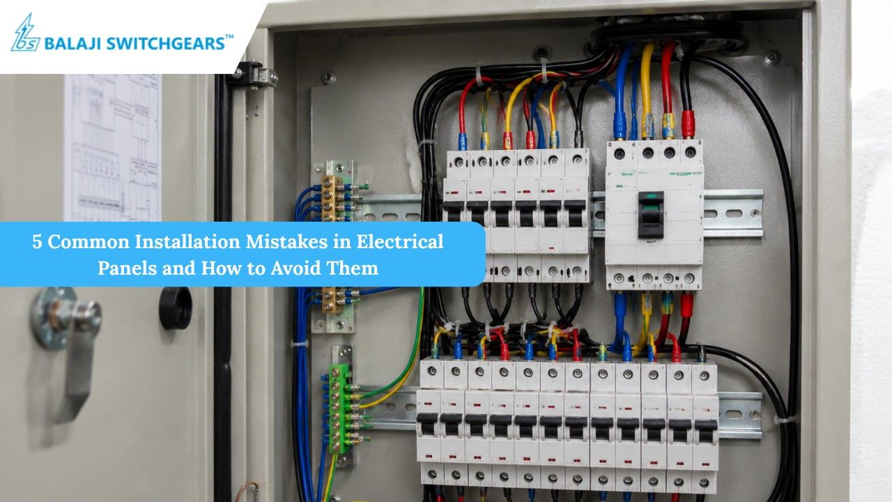 5 Common Installation Mistakes in Electrical Panels and How to Avoid Them