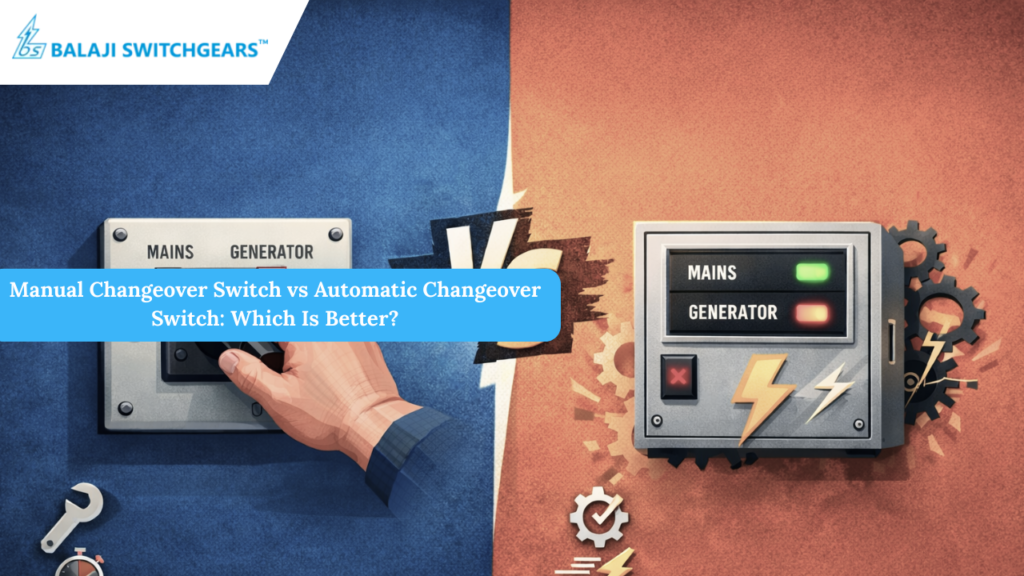 Manual Changeover Switch vs Automatic Changeover Switch