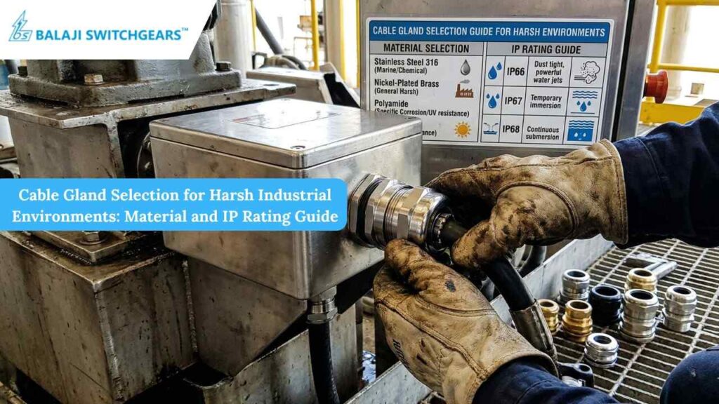 Cable Gland Selection for Harsh Industrial Environments: Material and IP Rating Guide