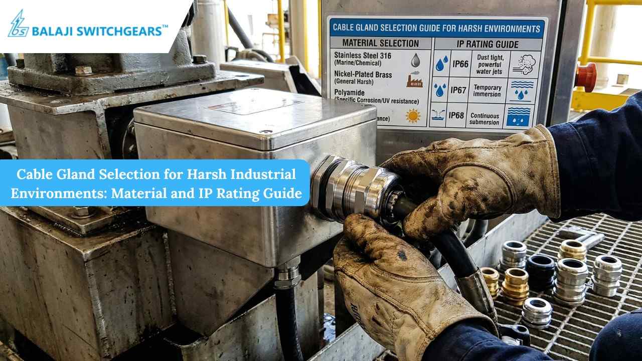 Cable Gland Selection for Harsh Industrial Environments: Material and IP Rating Guide