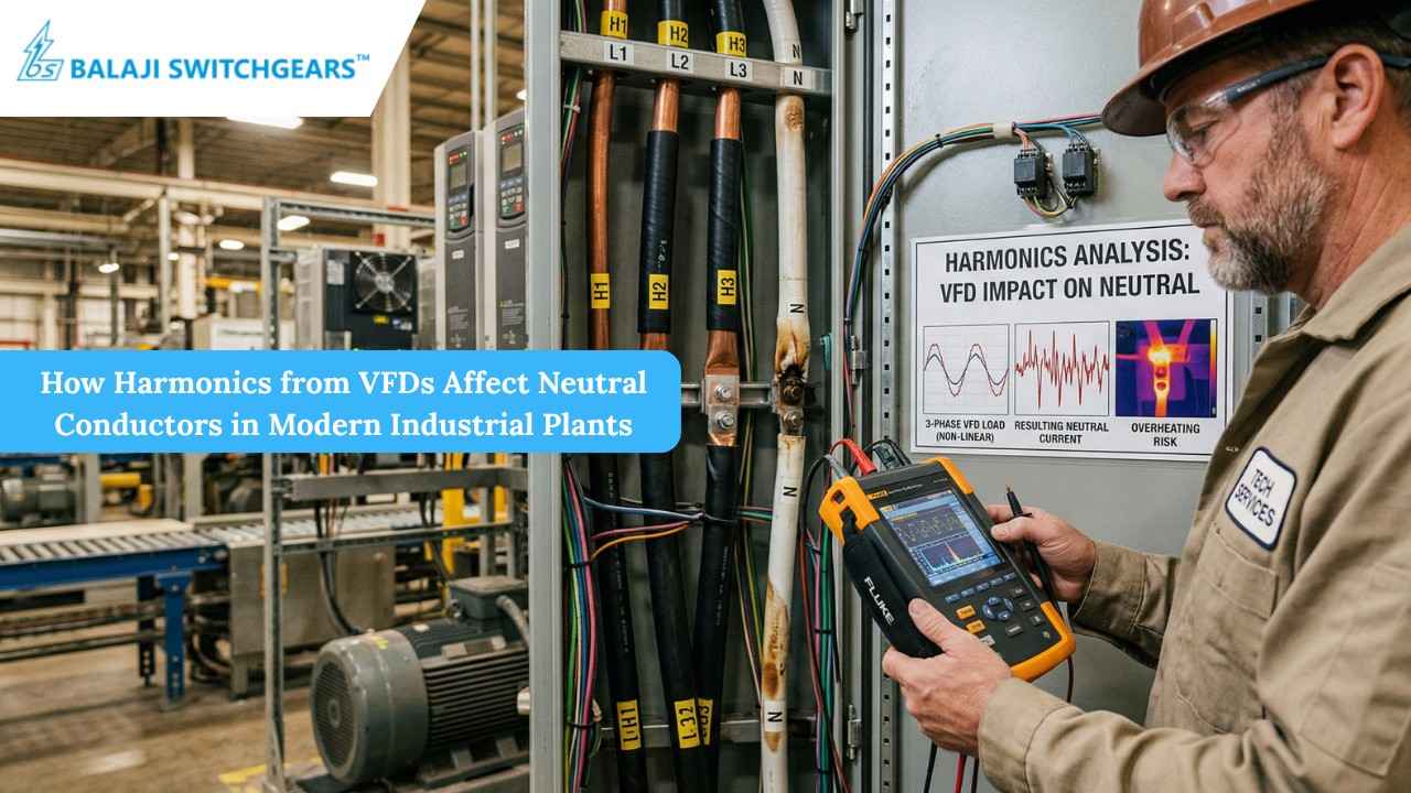 How Harmonics from VFDs Affect Neutral Conductors in Modern Industrial Plants