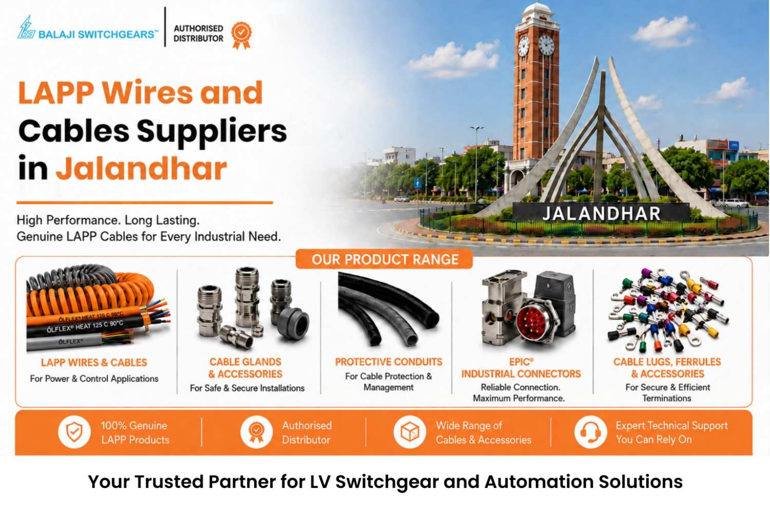 LAPP Wires & Cables Suppliers in Jalandhar