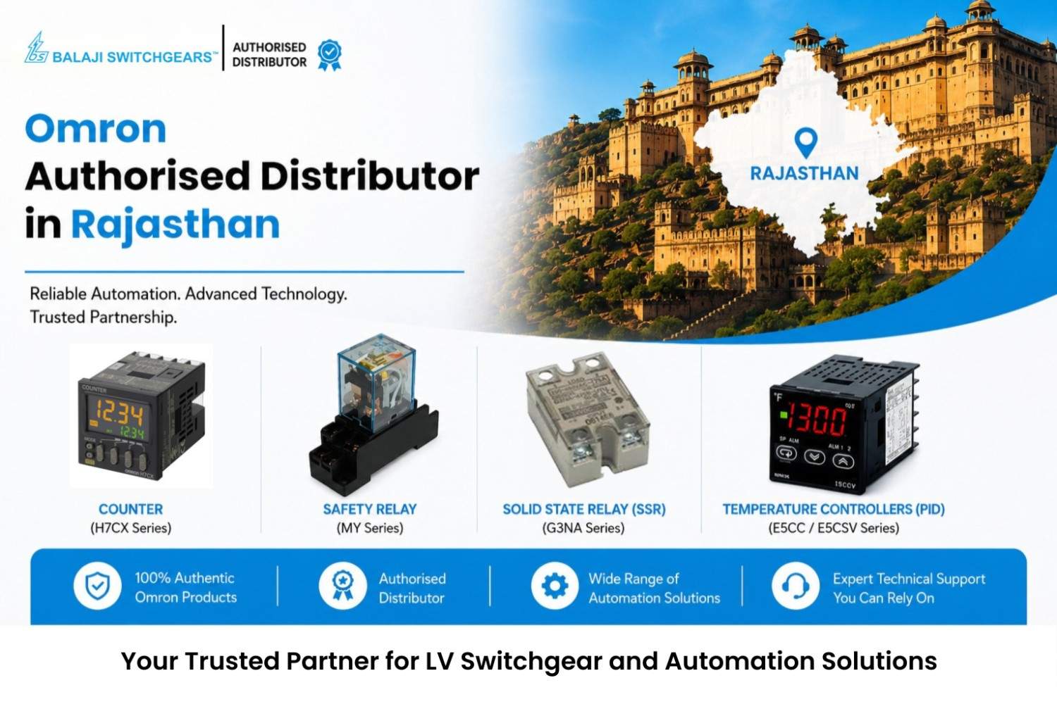 Omron authorised distributor in Rajasthan