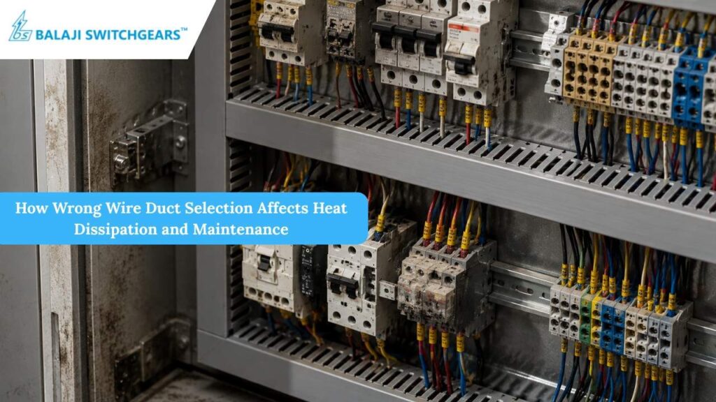 How Wrong Wire Duct Selection Affects Heat Dissipation and Maintenance