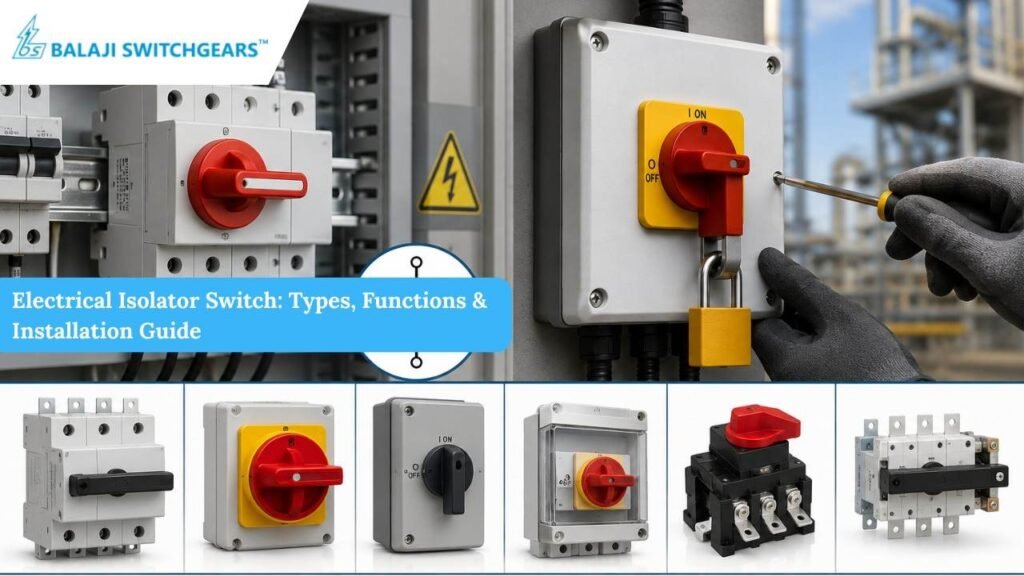 Electrical Isolator Switch Types Functions Installation Guide
