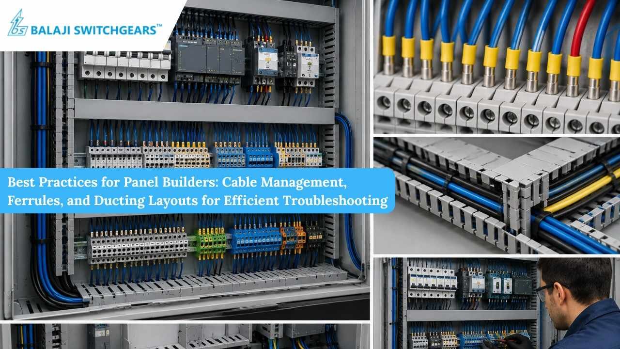 Learn panel building best practices for cable management, ferrules, and ducting layouts to simplify troubleshooting, reduce downtime, and improve safety.