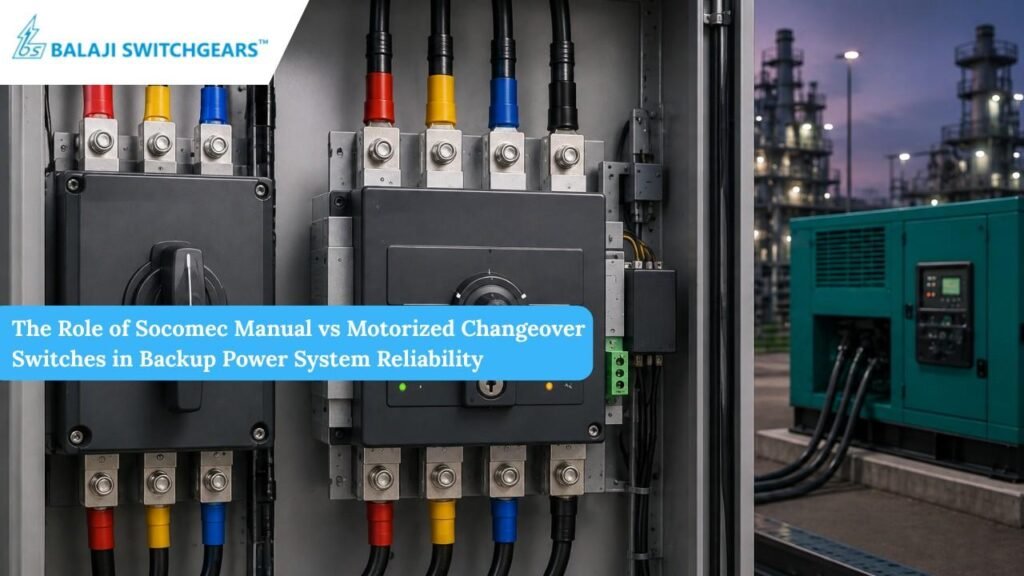The Role of Socomec Manual vs Motorized Changeover Switches in Backup Power System Reliability