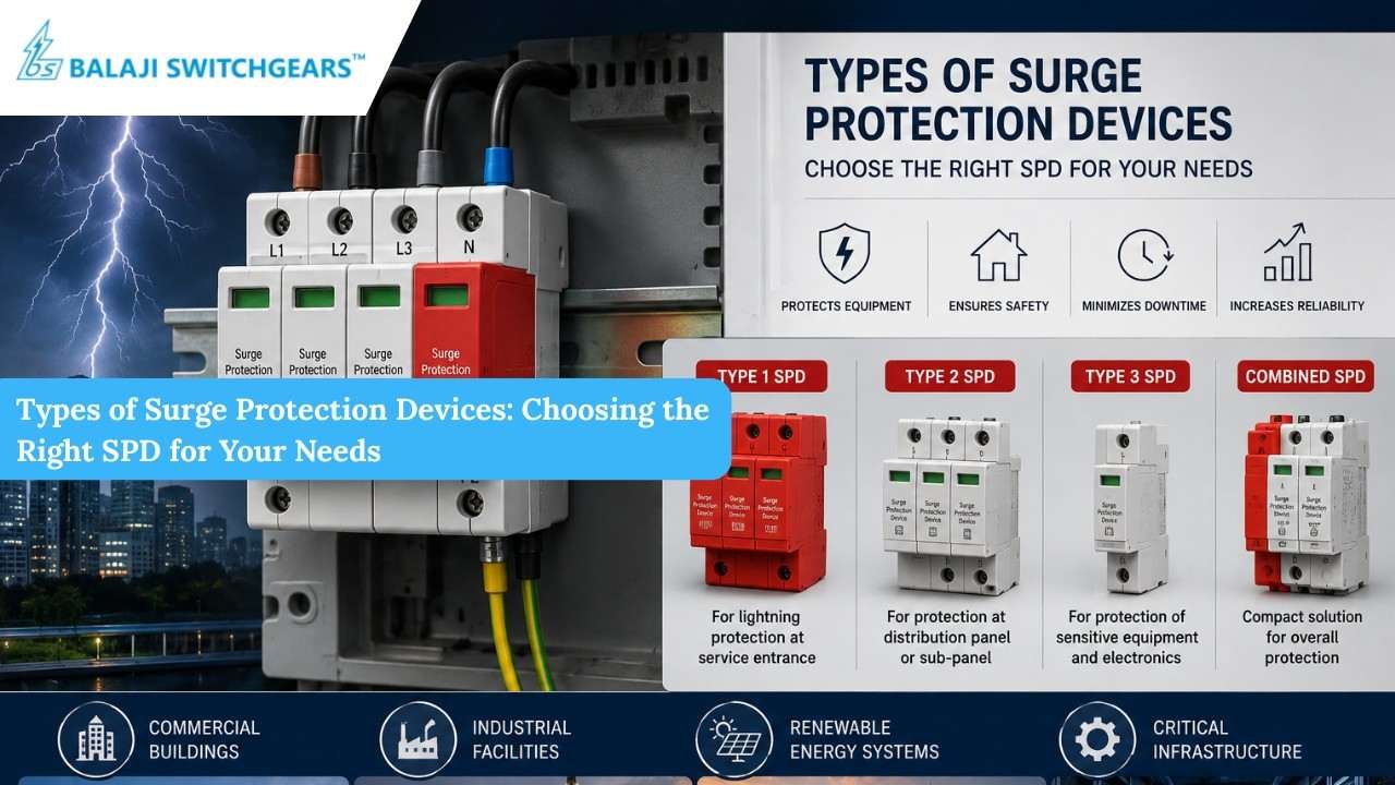 Types of Surge Protection Devices Choosing the Right SPD for Your Need