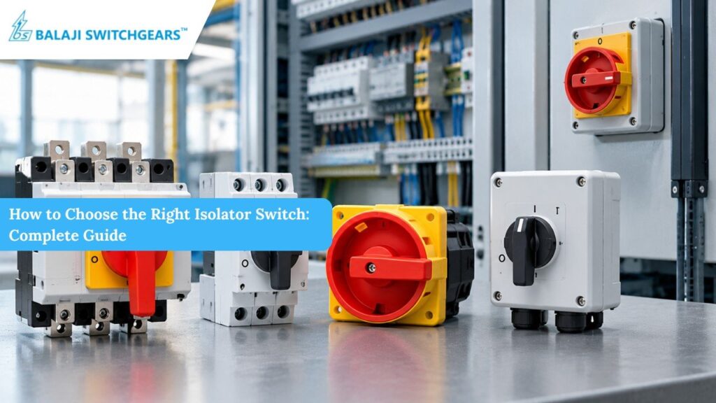How to Choose the Right Isolator Switch Complete Guide