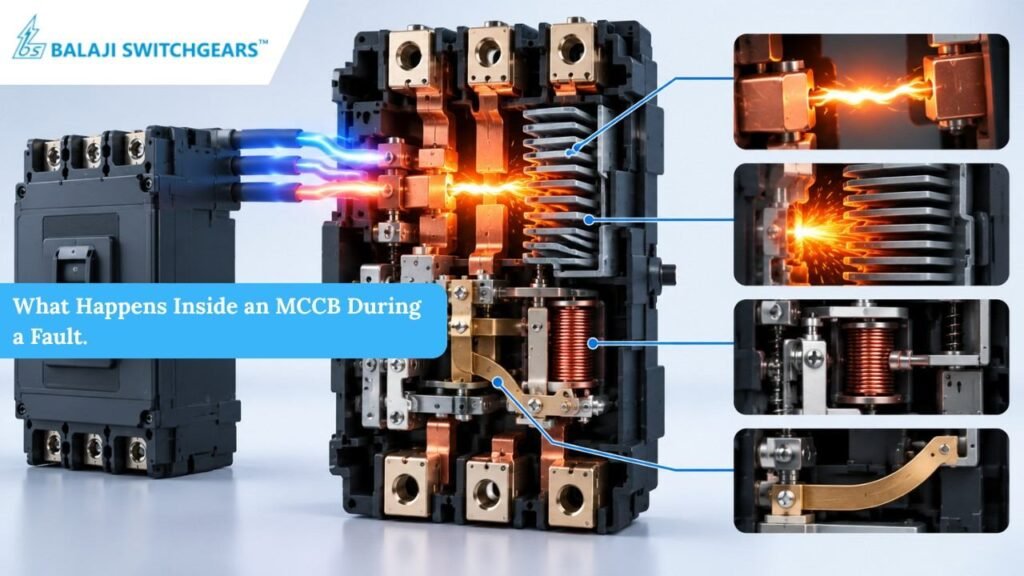 What Happens Inside an MCCB During a Fault